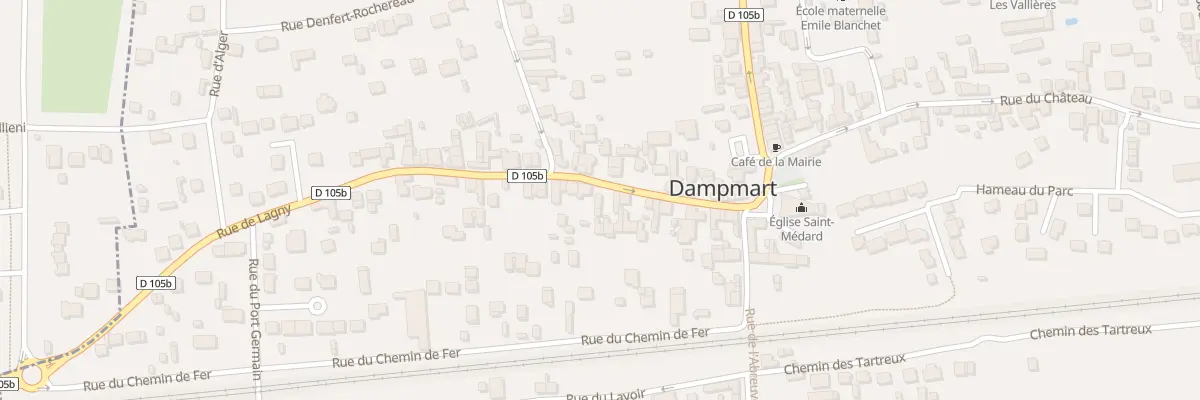 Plan du 37 Rue de Lagny à Dampmart