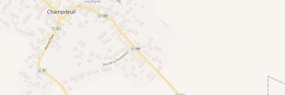 Plan du 85 Rue Grande à Champdeuil