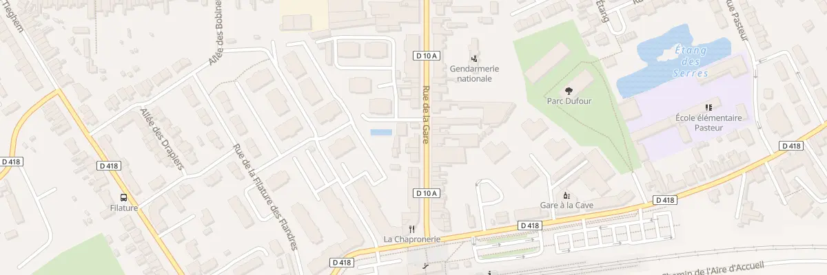 Plan du 142 Rue de la Gare à Bailleul