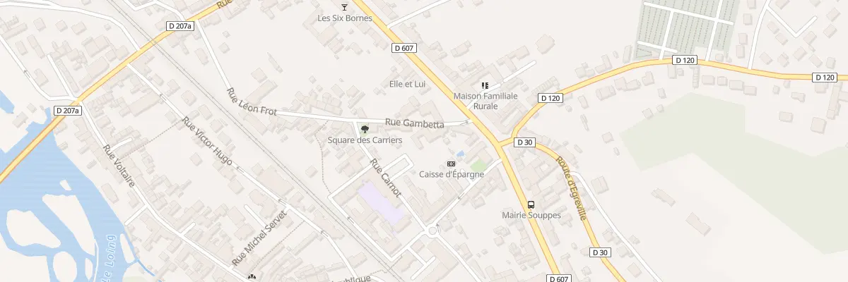Plan du 3 Rue Gambetta à Souppes-sur-Loing