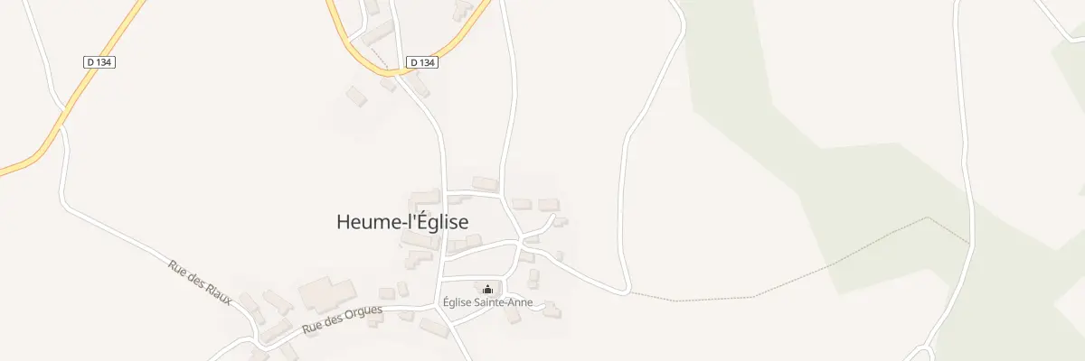 Plan du 5008 Bourg de Heume l’Eglise à Heume-l’Église