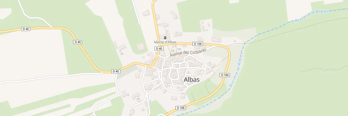 Plan du 5 Av des Corbières à Albas