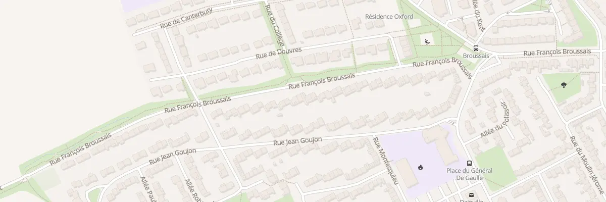 Plan du 86 Rue François Broussais à Dainville