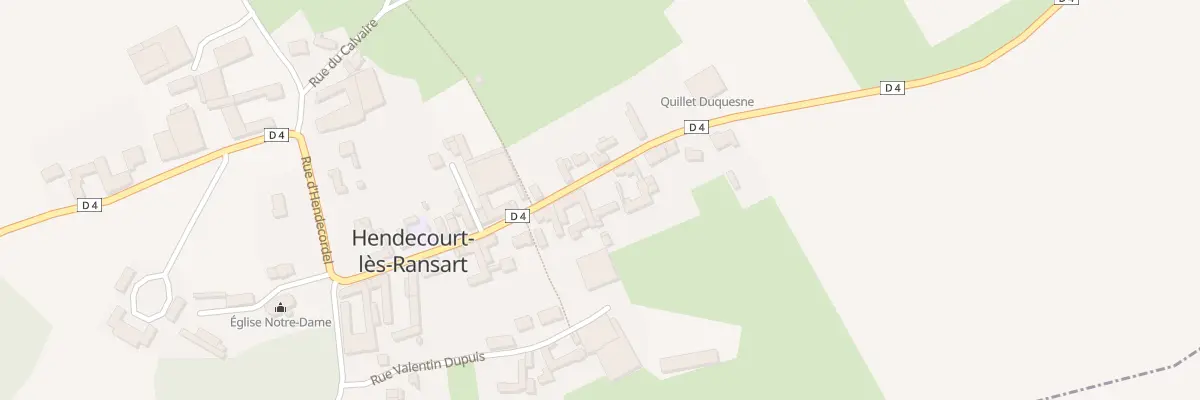 Plan du 18 Rue le Sergeant à Hendecourt-lès-Ransart