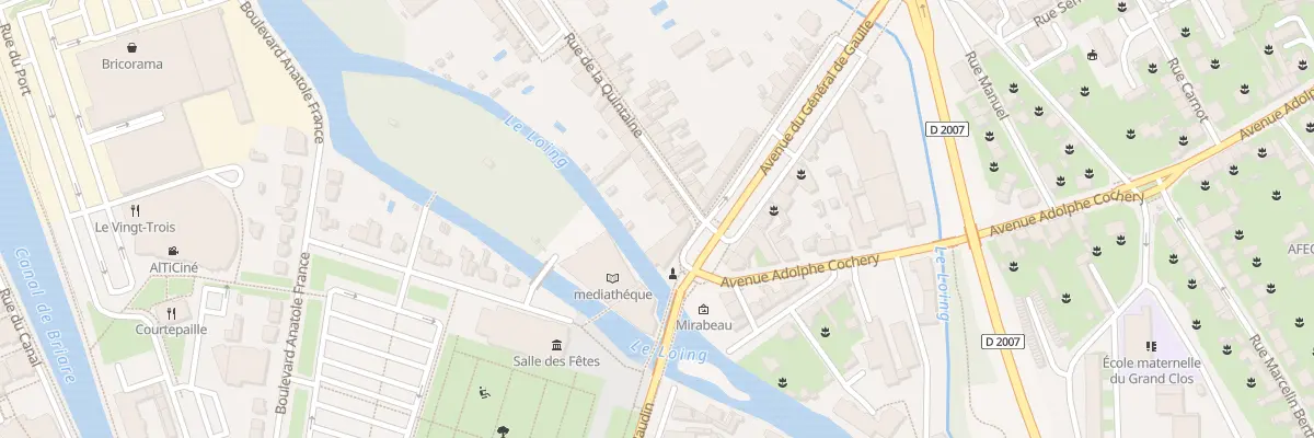 Plan du 7 Rue de la Quintaine à Montargis