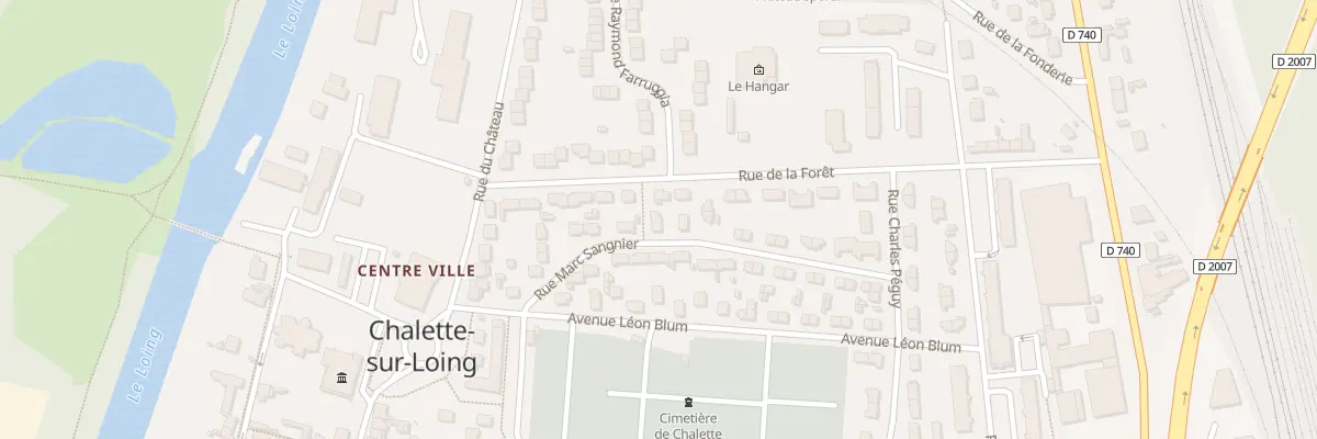 Plan du 15 Rue Marc Sangnier à Châlette-sur-Loing
