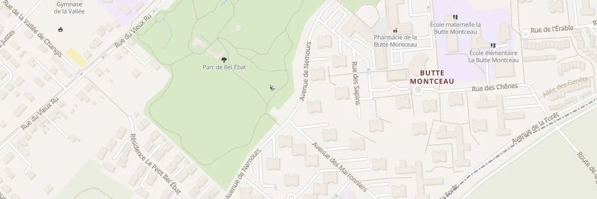 Plan du 6 Rue des Sapins à Avon