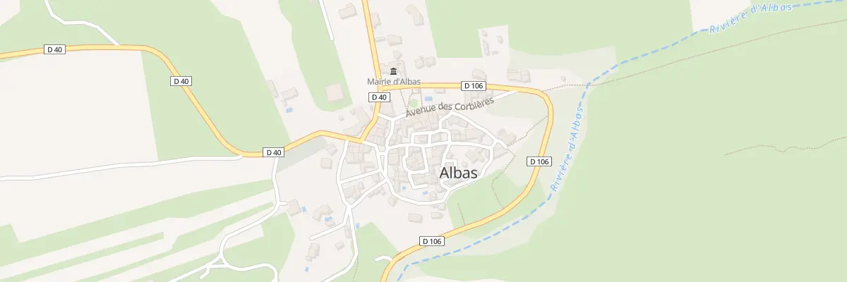 Plan du 4 Rue des trois places à Albas