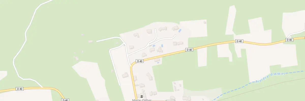 Plan du 3 Rte du Prat à Albas