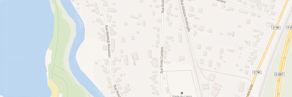 Plan du 23B Rue Emile Combes à Châlette-sur-Loing