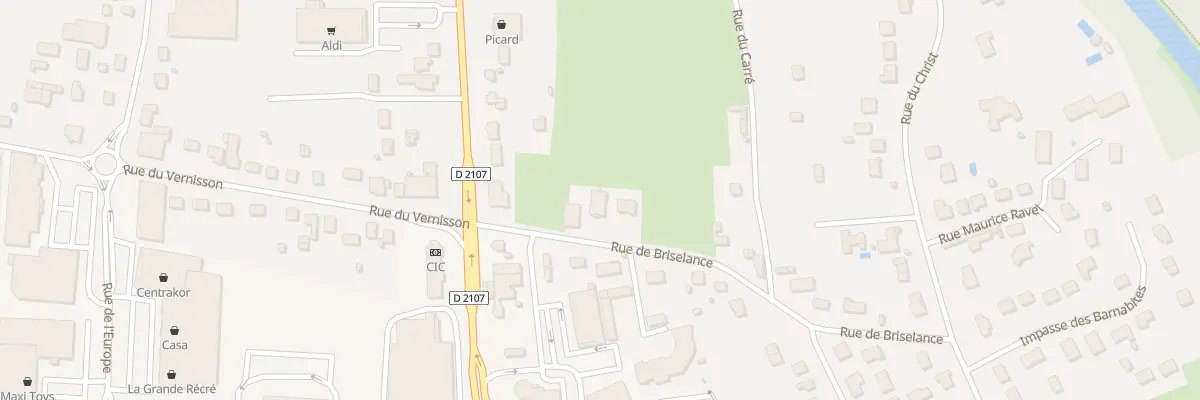 Plan du 302 Rue de Briselance à Amilly