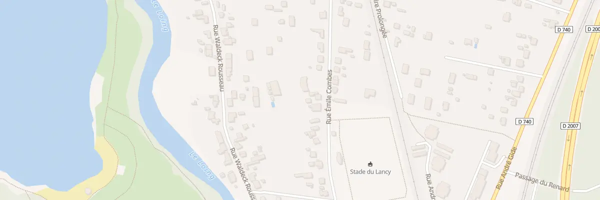 Plan du 21 Rue Emile Combes à Châlette-sur-Loing