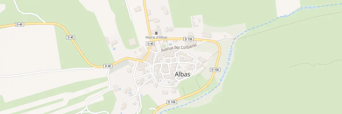 Plan du 1 Vc Lo Rapalhon à Albas