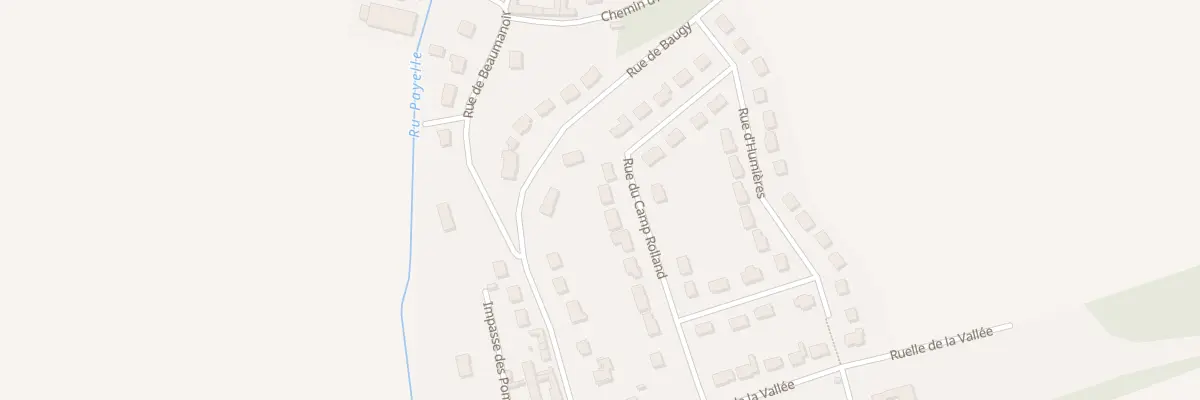 Plan du 15 Rue du Camp Rolland à Lachelle