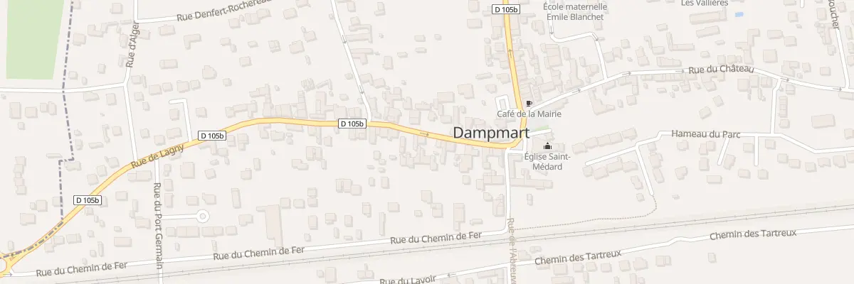 Plan du 27 Rue de Lagny à Dampmart