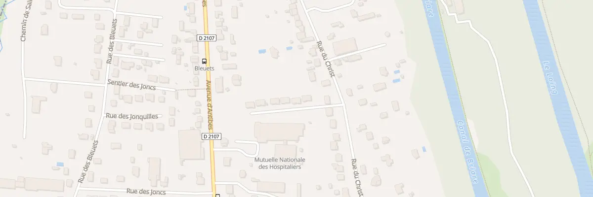 Plan du 296 Rue du Christ à Amilly