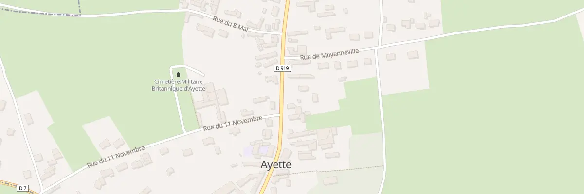 Plan du 31T Rue Nationale à Ayette