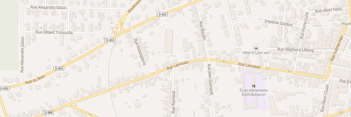 Plan du 54 Rue Lavoisier à Commentry