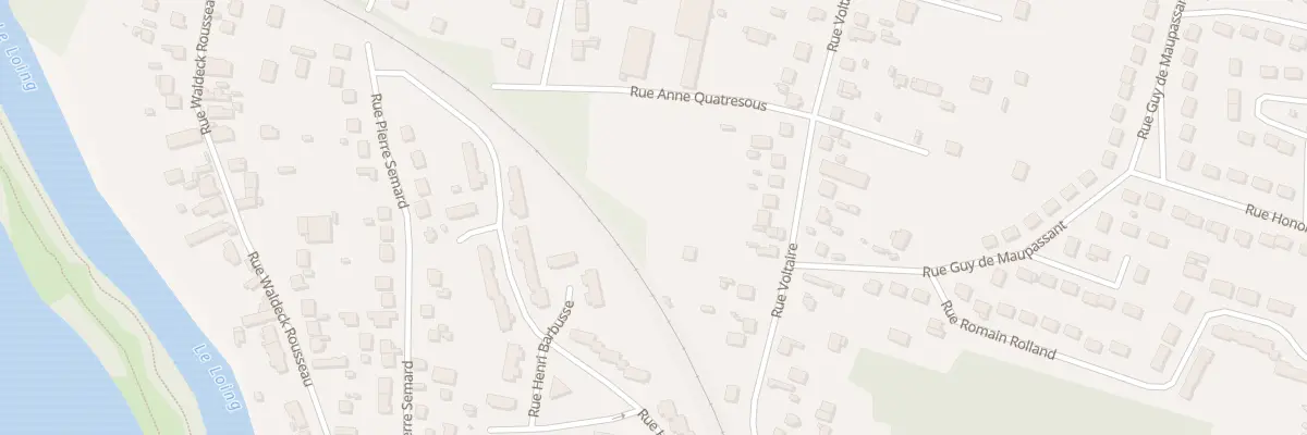Plan du 13 Rue Voltaire à Châlette-sur-Loing
