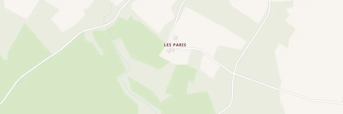 Plan du 5126 Les Paris à Saint-Priest-des-Champs