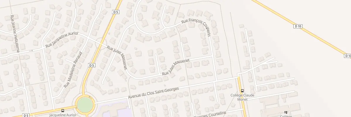 Plan du 2 Che Hector Berlioz à Bussy-Saint-Georges