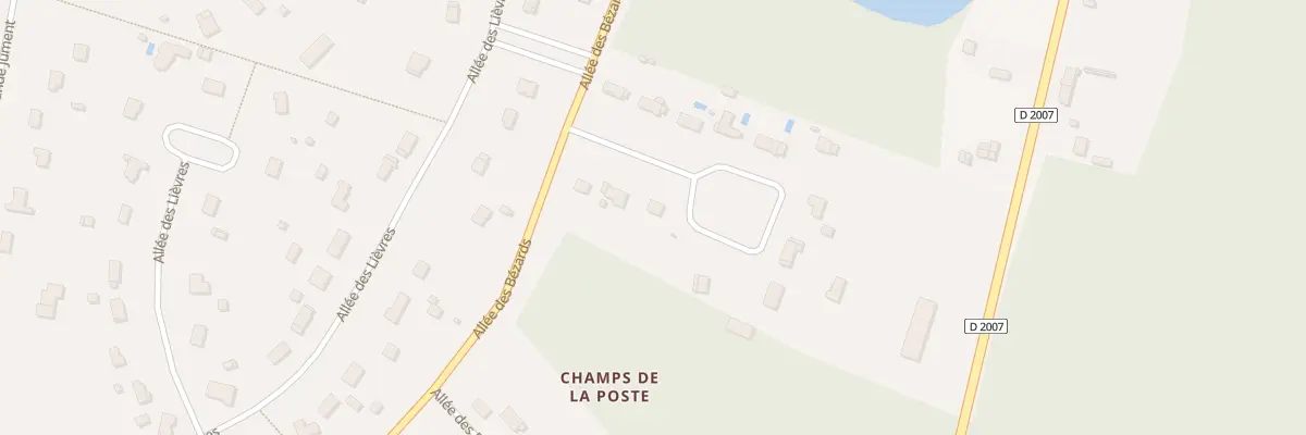 Plan du 12 All des Alouettes à Boismorand