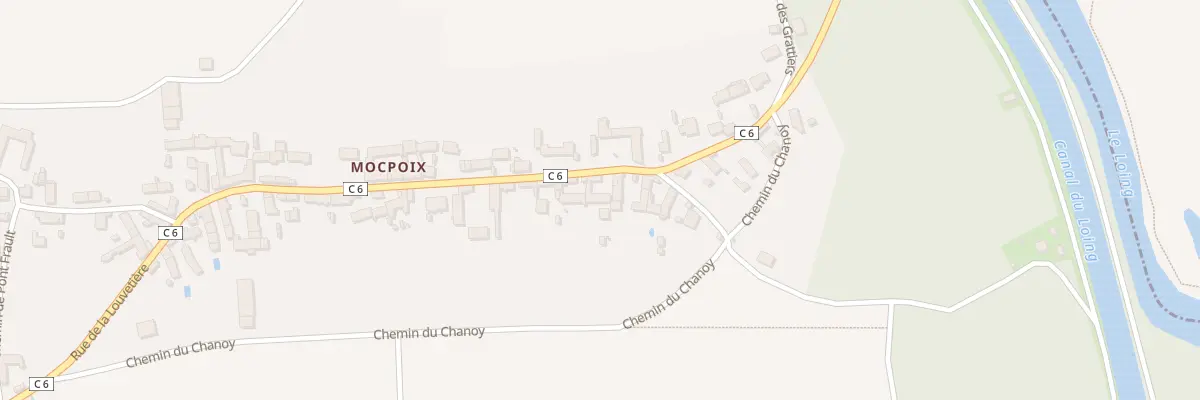 Plan du 158 Rue de la Louvetiere à Château-Landon
