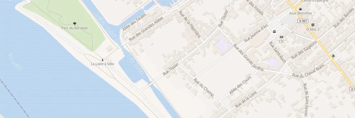 Plan du 36 Rue Tissier à Briare