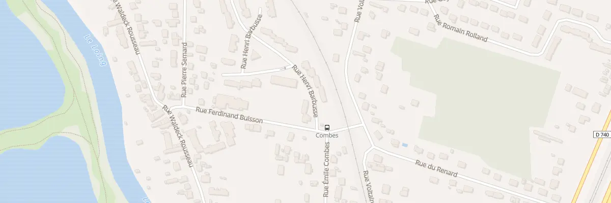 Plan du 7 Rue Henri Barbusse à Châlette-sur-Loing