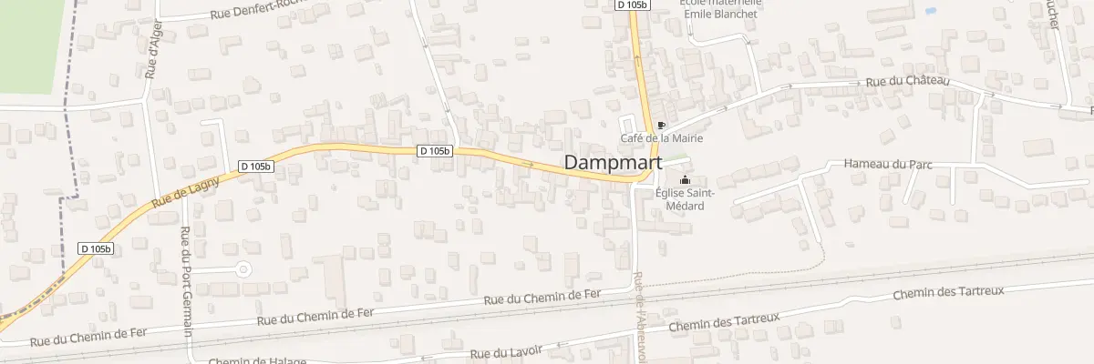 Plan du 21 Rue de Lagny à Dampmart