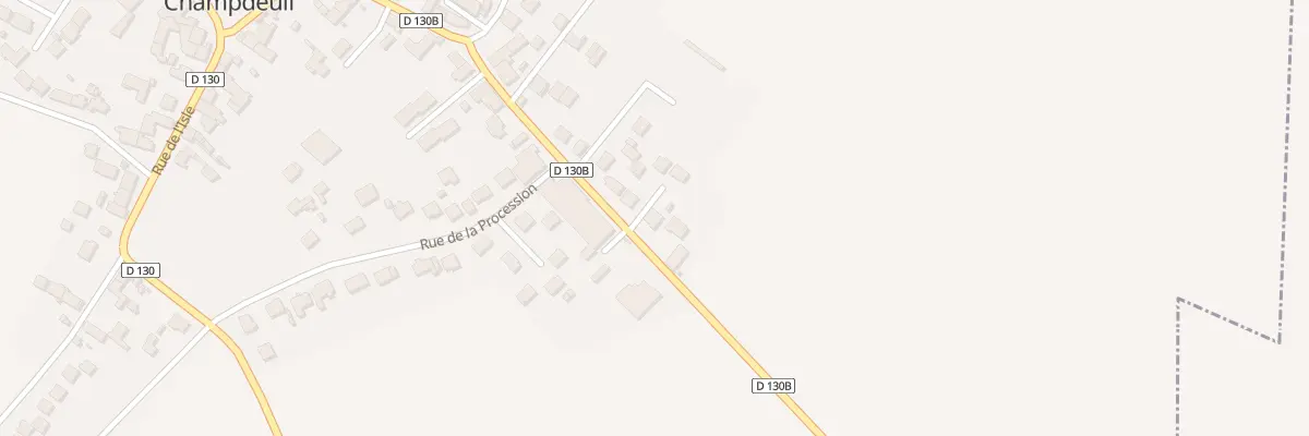 Plan du 95 Rue Grande à Champdeuil