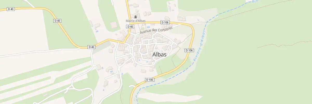 Plan du 1 Vc La Carraira à Albas