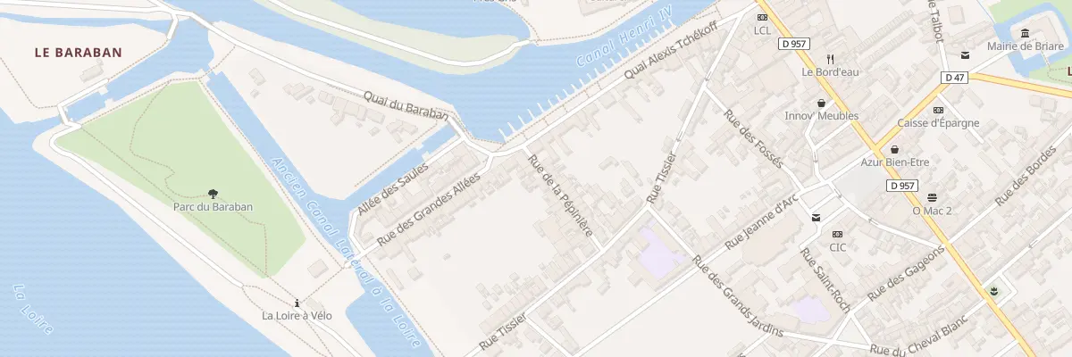 Plan du 6 Rue de la Pepinière à Briare
