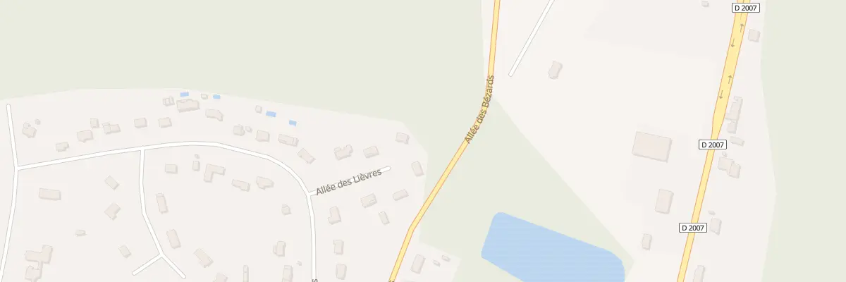 Plan du 44 All des Liévres à Boismorand