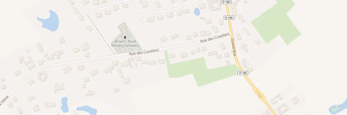 Plan du 166 Rue des Cuveliers à Festubert