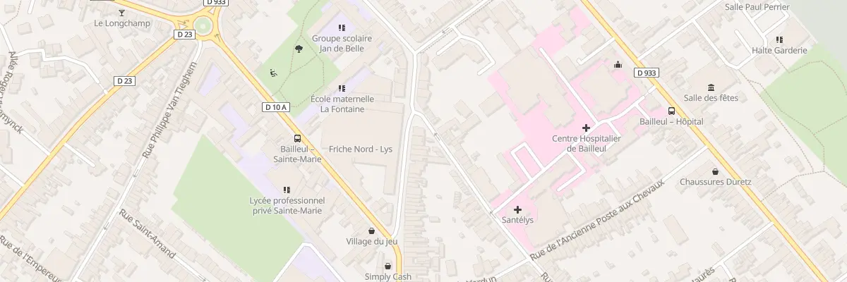 Plan du 1 Rue Arnould Straete à Bailleul