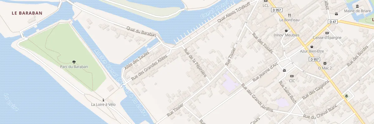 Plan du 8 Rue de la Pepinière à Briare