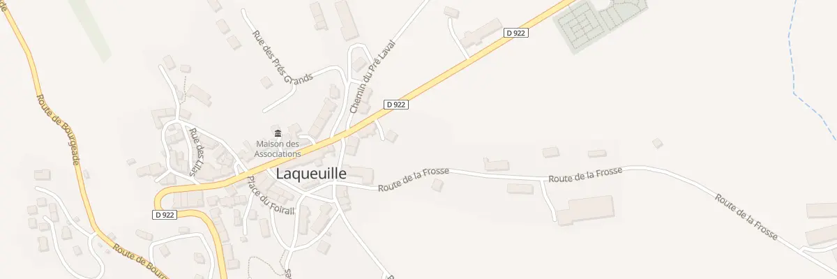 Plan du 5510 Chabanette à Laqueuille