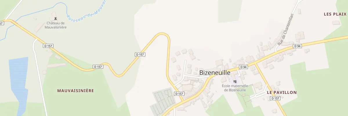 Plan du 14 Imp des Acacias à Bizeneuille