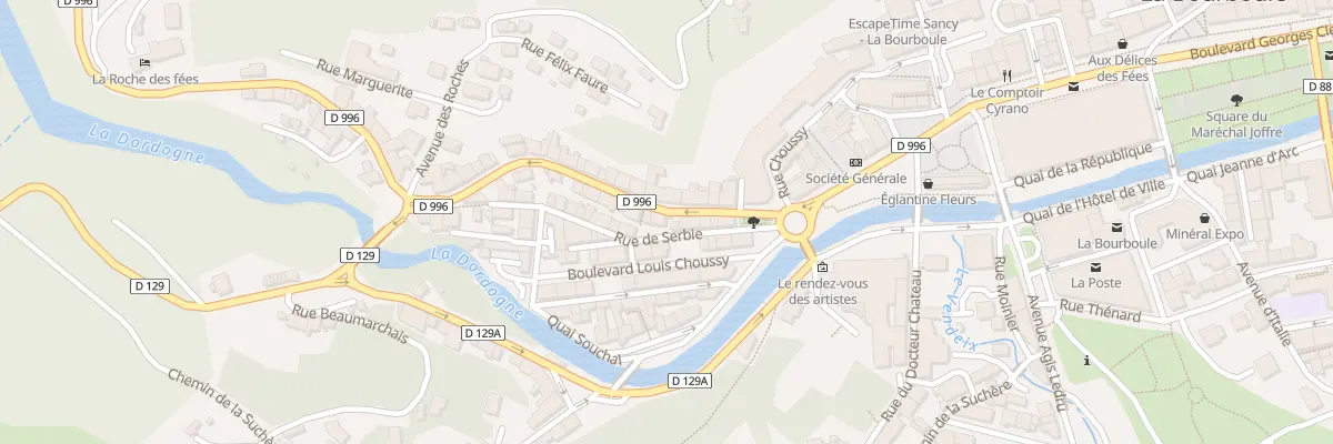 Plan du 81 Av Guéneau de Mussy à La Bourboule