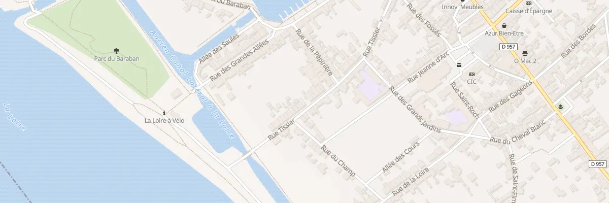 Plan du 30 Rue Tissier à Briare