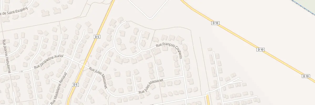 Plan du 12 Rue François Couperin à Bussy-Saint-Georges