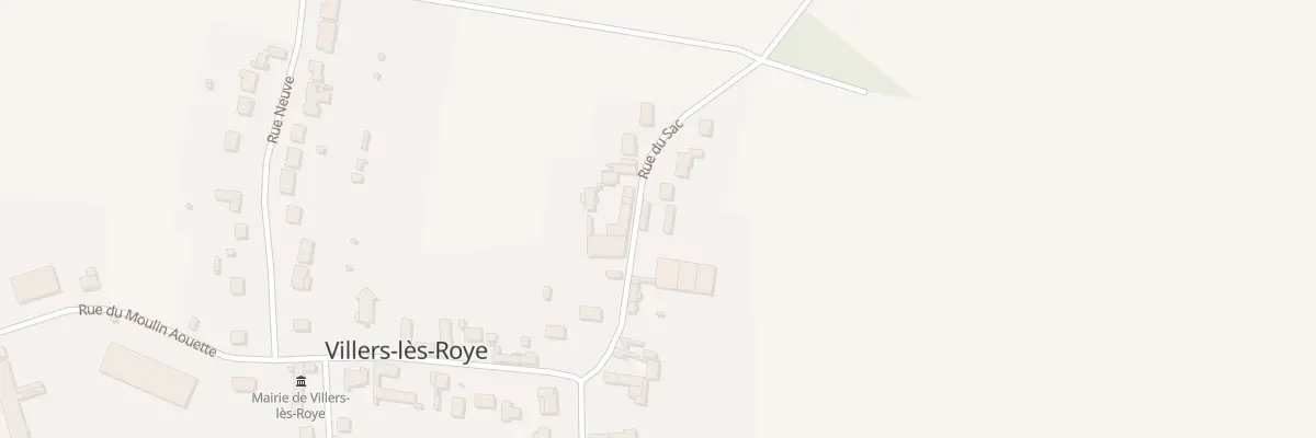 Plan du 12 Rue du Sac à Villers-lès-Roye