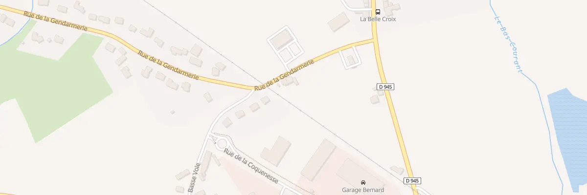 Plan du 208 Rue de la Gendarmerie à La Gorgue