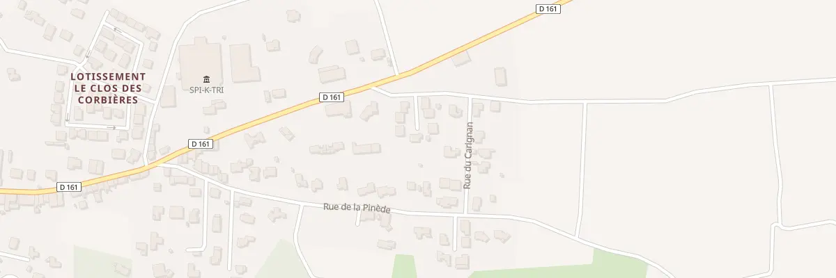 Plan du 7 Lot les Capitelles à Ferrals-les-Corbières