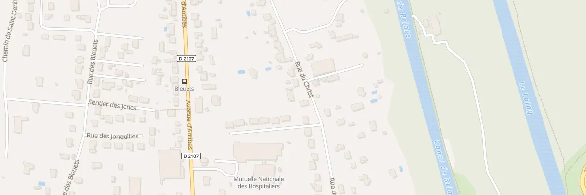 Plan du 240 Rue du Christ à Amilly