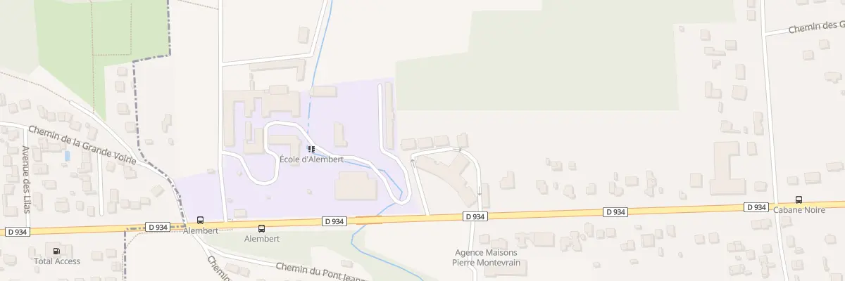 Plan du 5 All des Coteaux à Montévrain