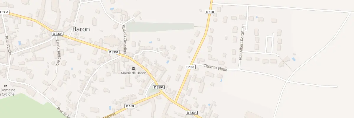 Plan du 9 Rue de Beaulieu à Baron