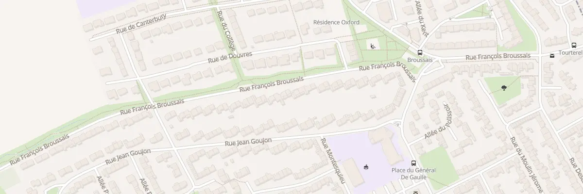 Plan du 74 Rue François Broussais à Dainville