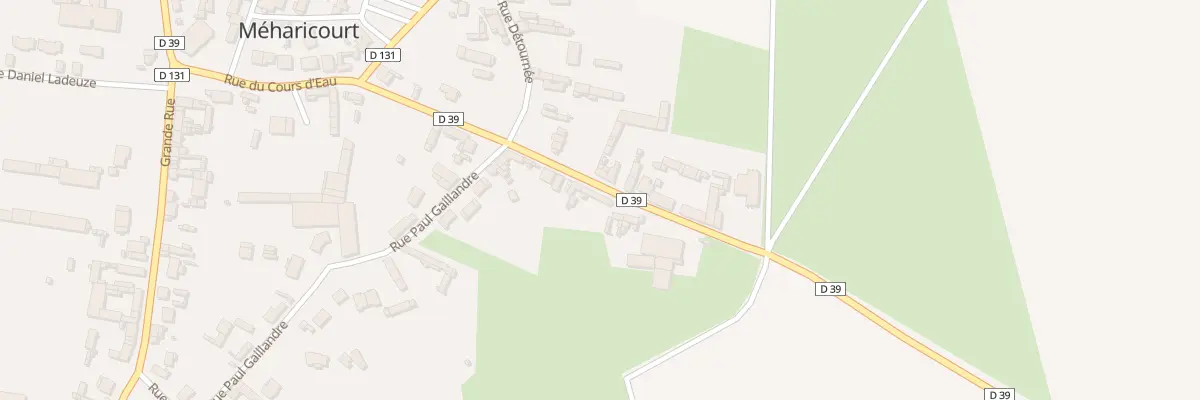 Plan du 12 Rue de Maucourt à Méharicourt